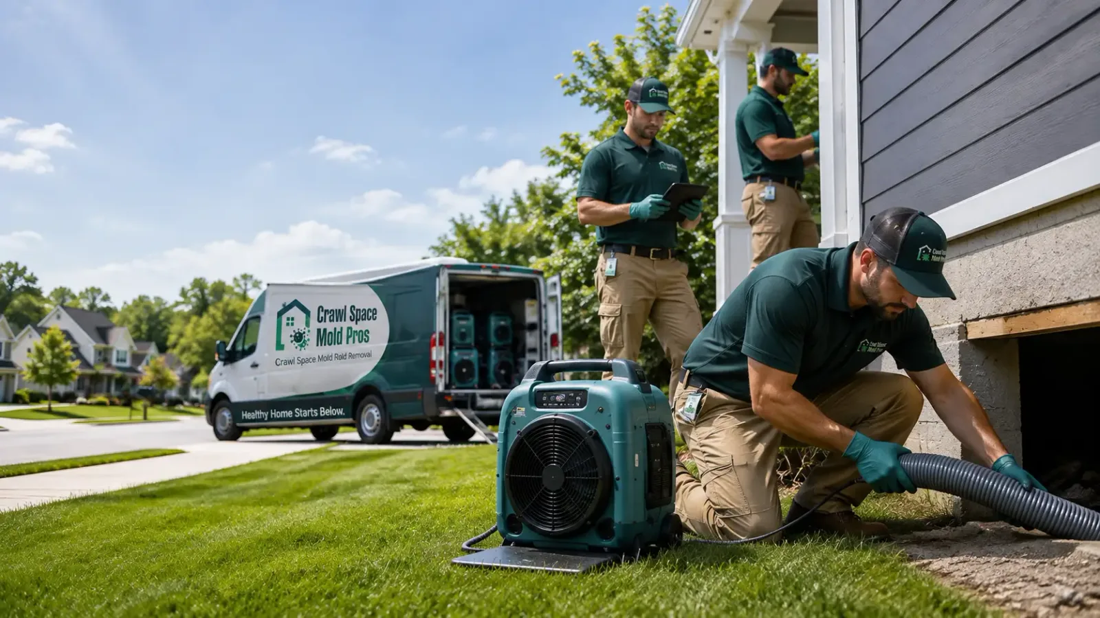 Crawl Space Mold Removal in Bloomfield, IA